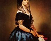 弗朗切斯科 海兹 : Portrait of Antonietta Tarsis Basilico